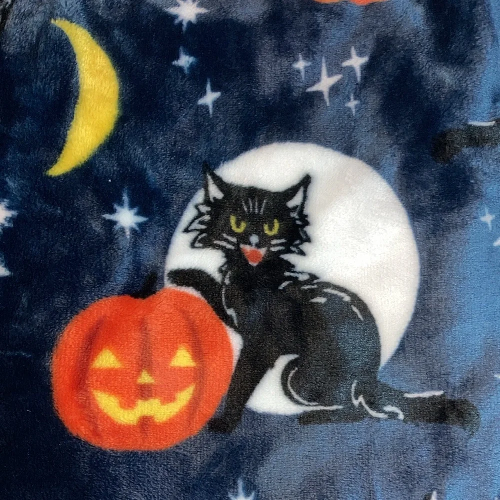 Wicked black cats Halloween throw blanket *FIRM PRICE*